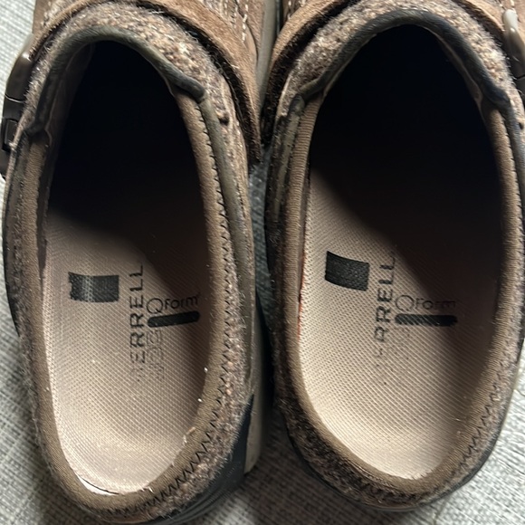 Merrell Encore Sidestep J66626 Brown Leather Slip On Mules Shoes - Picture 7 of 8